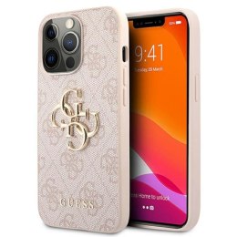 Guess 4G Big Metal Logo - Case for iPhone 13 Pro Max (Pink)