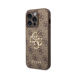 Guess 4G Big Metal Logo - iPhone 15 Pro Max Case (brown)