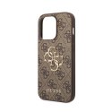 Guess 4G Big Metal Logo - iPhone 15 Pro Max Case (brown)