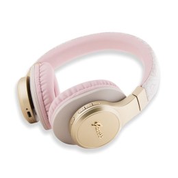 Guess 4G Script Metal Logo - Bluetooth V5.3 wireless in-ear headphones (pink)