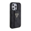 Guess Grip Stand 4G Triangle Strass Logo - iPhone 15 Pro Case (black)