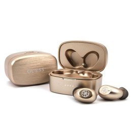 Guess Wireless Earphones 5.0 4H - TWS Earphones + Docking Station (Gold)