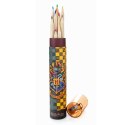 Harry Potter - Pencil crayon set in tube of 12 with sharpener (Hogwarts)