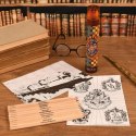 Harry Potter - Pencil crayon set in tube of 12 with sharpener (Hogwarts)