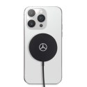 Mercedes Big Silver Logo - MagSafe 15W Inductive Charger (black)