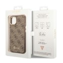 Guess 4G Metal Camera Outline Case - Case for iPhone 14 (Brown)