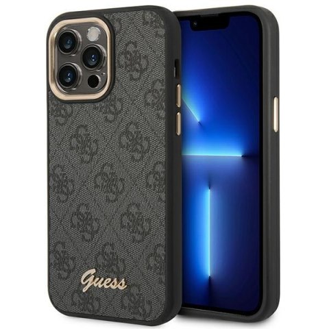 Guess 4G Metal Camera Outline Case - Case for iPhone 14 Pro Max (Black)