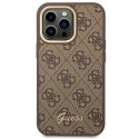 Guess 4G Metal Camera Outline Case - Case for iPhone 14 Pro Max (Brown)