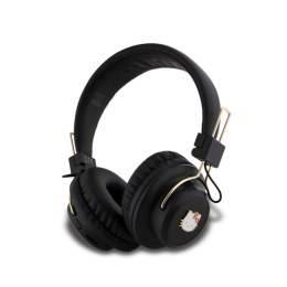 Hello Kitty Metal Logo Round Shape - Bluetooth V5.3 wireless in-ear headphones (black)