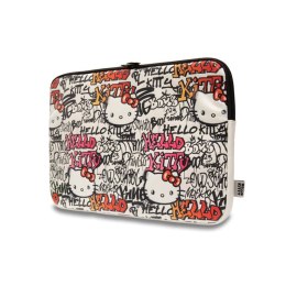Hello Kitty Zip PU Tags Graffiti Sleeve - Notebook case 13