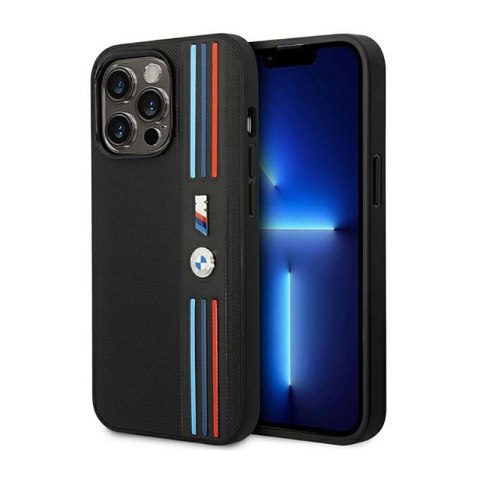 BMW Tricolor M Collection - Case for iPhone 14 Pro (Black)