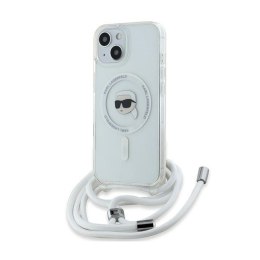 Karl Lagerfeld Crossbody IML Karl Head MagSafe - iPhone 15 / 14 / 13 Case (Transparent)