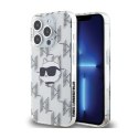 Karl Lagerfeld IML Choupette Head & Monogram - iPhone 15 Pro Case (Transparent)