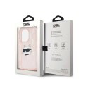 Karl Lagerfeld IML Choupette Head & Monogram - iPhone 15 Pro Case (pink)