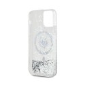Karl Lagerfeld Liquid Glitter Choupette Head MagSafe - iPhone 12 / iPhone 12 Pro Case (Transparent)