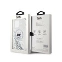 Karl Lagerfeld Liquid Glitter Choupette Head MagSafe - iPhone 12 / iPhone 12 Pro Case (Transparent)