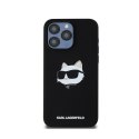 Karl Lagerfeld Silicone Choupette Head MagSafe - iPhone 15 Pro Case (Black)