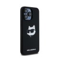 Karl Lagerfeld Silicone Choupette Head MagSafe - iPhone 15 Pro Case (Black)