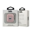 Karl Lagerfeld Monogram Choupette Head - AirPods 1/2 gen Case (pink)