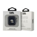 Karl Lagerfeld Monogram Karl Head - AirPods 1/2 gen case (black)