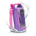 Case-Mate Waterproof Mini Phone Bucket Dry Bag - Waterproof bag with phone pocket up to 7" (Purple Paradise)