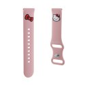 Hello Kitty Silicone Kitty Head - Universal strap for smartwatch 20 mm (pink)