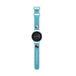 Hello Kitty Silicone Kitty Head - Universal strap for smartwatch 22 mm (blue)
