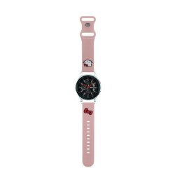 Hello Kitty Silicone Kitty Head - Universal strap for smartwatch 22 mm (pink)