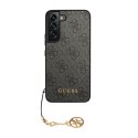 Guess 4G Charms Collection - Case for Samsung Galaxy S23 (Grey)