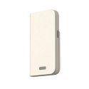 Moshi Overture MagSafe - Leather 3-in-1 case with flap for iPhone 15 Pro (Eggnog White)