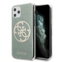 Guess Circle Glitter 4G - Case for iPhone 11 Pro Max (khaki)