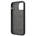 Karl Lagerfeld Fullbody Silicone Iconic - Case iPhone 12 Mini (Black)