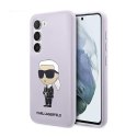 Karl Lagerfeld Silicone NFT Ikonik - Case for Samsung Galaxy S23 (Purple)