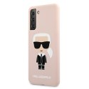 Karl Lagerfeld Fullbody Silicone Iconic - Case for Samsung Galaxy S21 + (Pink)