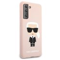 Karl Lagerfeld Fullbody Silicone Iconic - Case for Samsung Galaxy S21 + (Pink)