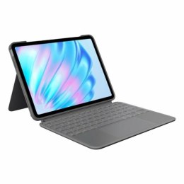 Tablet cover Logitech iPad Air 2024 | iPad Air 2022 Grey Spanish Qwerty QWERTY