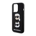 Karl Lagerfeld Silicone Karl & Choupette Heads - iPhone 15 Pro Max Case (Black)