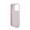 Karl Lagerfeld Diagonal Quilted Script - Case for iPhone 15 Pro (Pink)