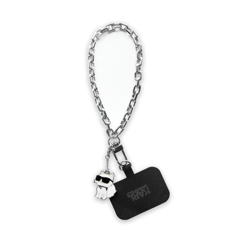 Karl Lagerfeld Universal Hand Strap Choupette - Phone Strap (Silver)