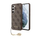 Guess 4G Charms Collection - Case Samsung Galaxy A35 5G (brown)