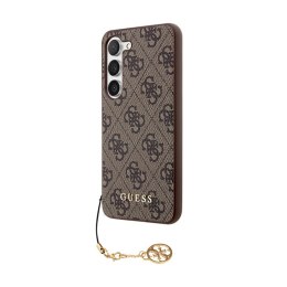 Guess 4G Charms Collection - Case Samsung Galaxy A35 5G (brown)