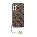 Guess 4G Charms Collection - Case Samsung Galaxy A35 5G (brown)