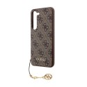 Guess 4G Charms Collection - Case Samsung Galaxy A55 5G (brown)