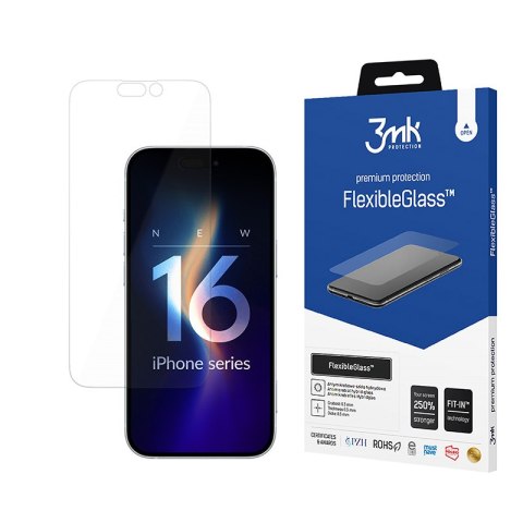 3mk FlexibleGlass - Hybrid Glass for iPhone 16 Pro