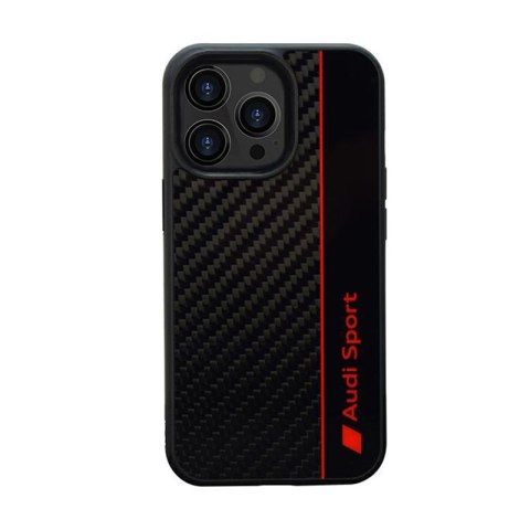 Audi Carbon Fiber Stripe - Case for iPhone 13 Pro (Black)