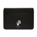 Karl Lagerfeld NFT Saffiano Karl & Choupette Sleeve - 16" Notebook Case (Black)