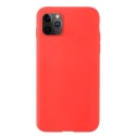 Silicone Case elastyczne silikonowe etui pokrowiec iPhone 11 Pro czerwony