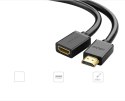 Kabel Ugreen HD107 10142 HDMI (męski) - HDMI (żeński) 4K 2m - czarny