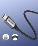 Kabel Ugreen US290 60146 USB-A / micro USB 2.4A 1m - szary