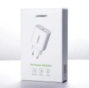 Ugreen ładowarka sieciowa USB Power Delivery 3.0 Quick Charge 4.0+ 20W 3A biały (60450)